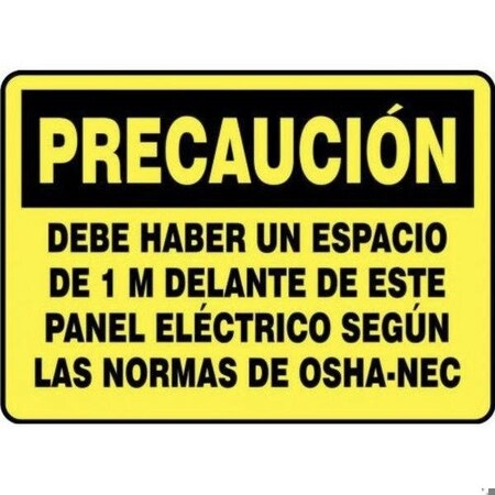 Accuform Caution Sign, SHMELC639XV SHMELC639XV